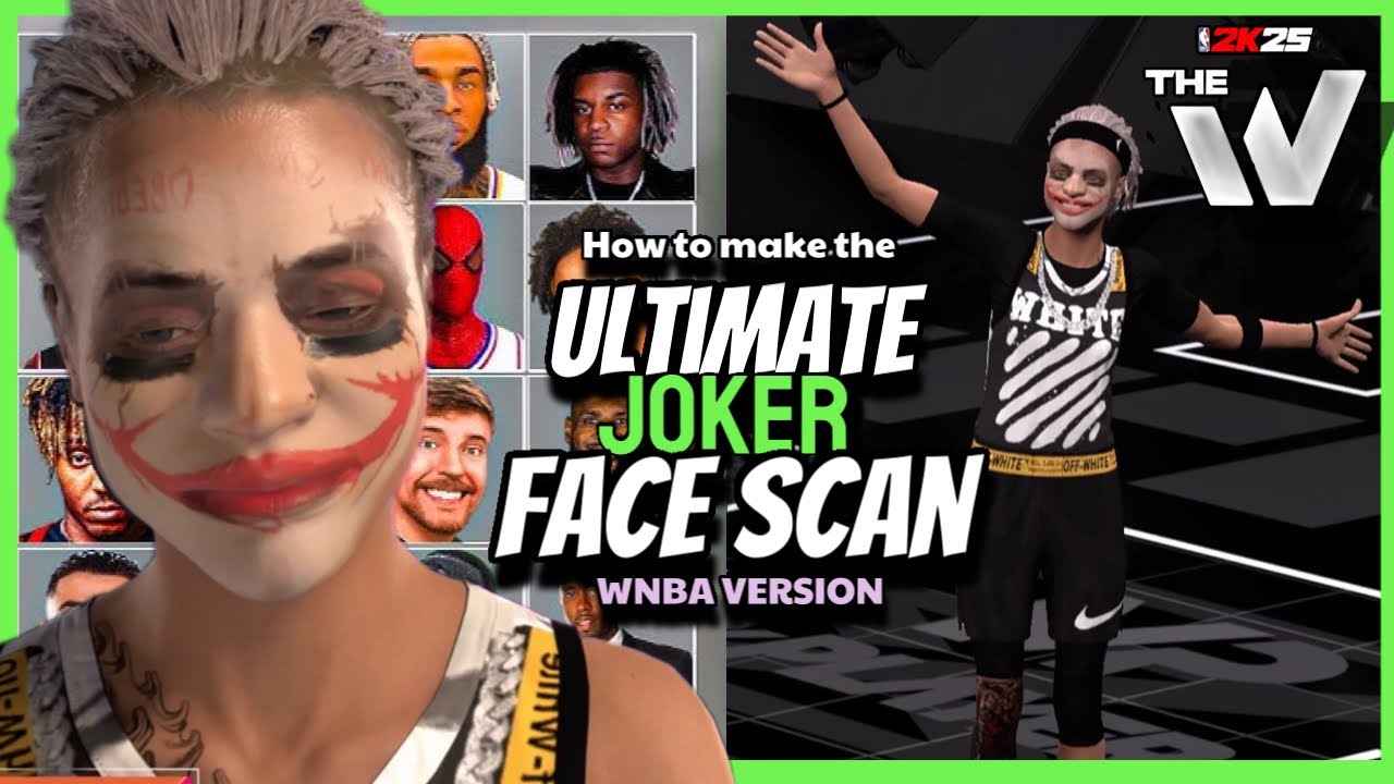 JoynerSZN Creating the Most INSANE JOKER FACE in NBA 2K25
