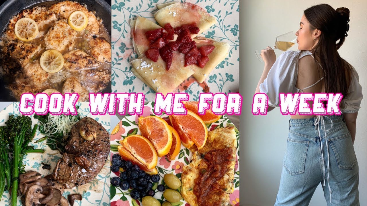 COOK WITH ME FOR A WEEK | How I Plan my Meals, Easy Healthy Recipes