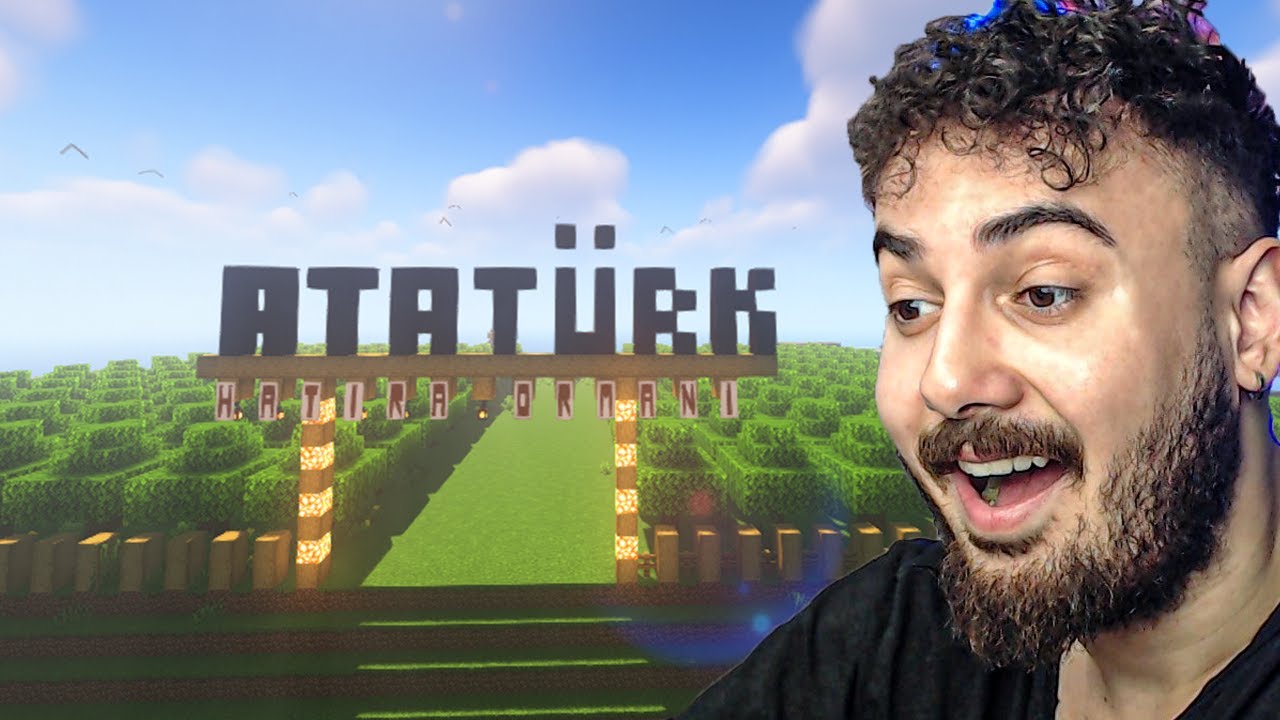 ATATÜRK HATIRA ORMANI YAPTIK!! ÖZLENDİ 🇹🇷🇹🇷 Ekiple Minecraft #103