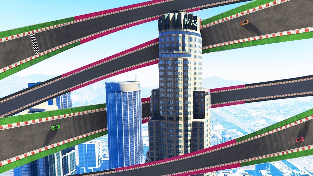 WORLD'S BIGGEST WALLRIDE EVER CREATED! (GTA 5 Race)