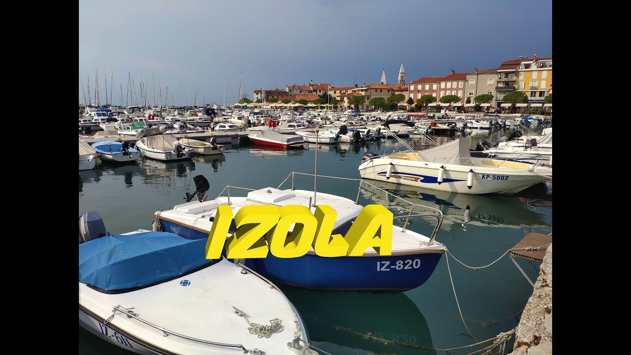 Изола-Izola взгляд с квадрокоптера: Достопримечательности Словении