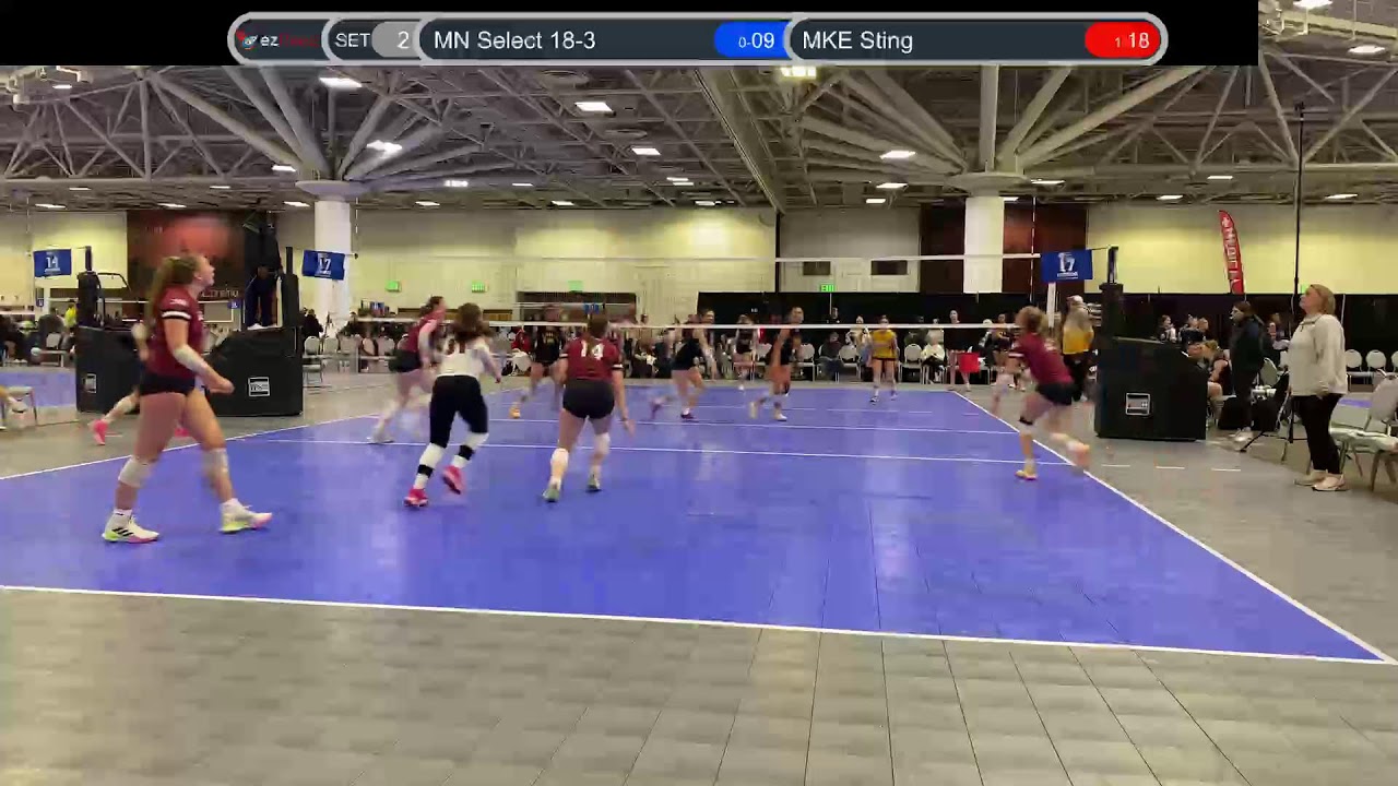 MN Select 18-3 vs MKE Sting, 2026-01-30, Day 1, Match 3, 1st Set Tournament Name - Day 1, Match 3