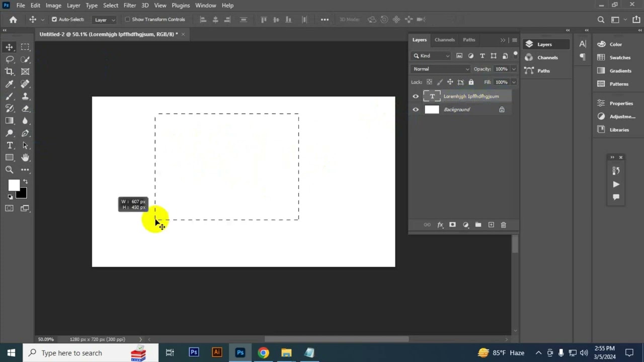 How to Fix Photoshop Text is not Visible