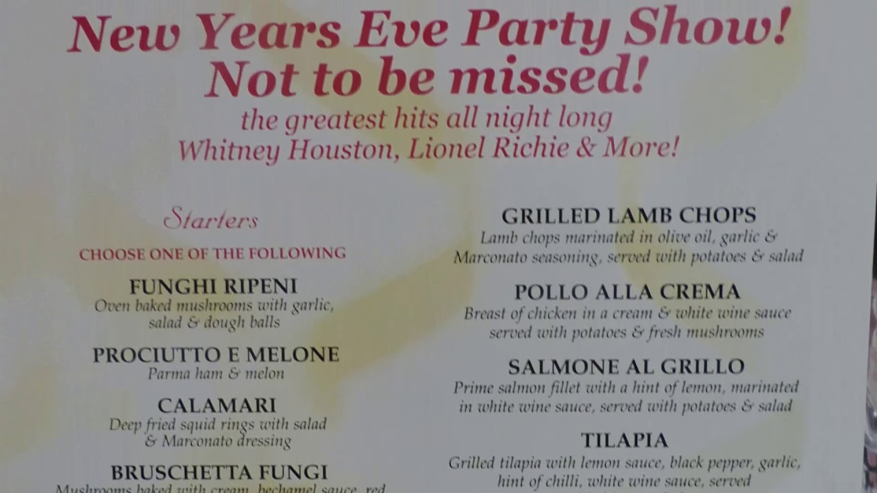 745 - Fine Anno 2017 - Marconato Restaurant in Hoddesdon