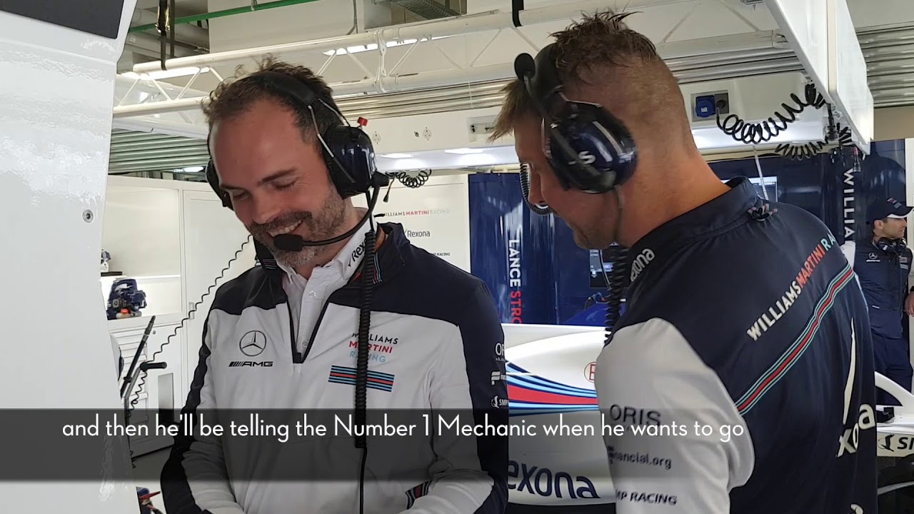 What are the engineers looking at during an F1 session?