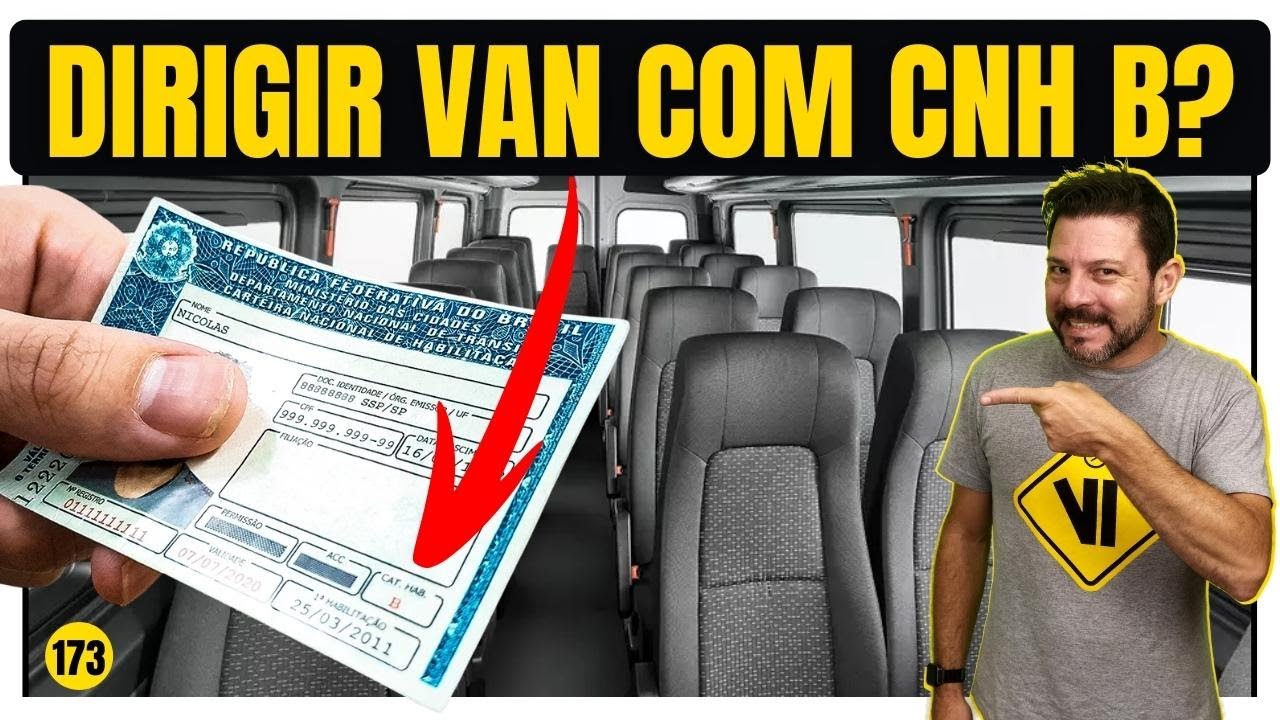 Retirar bancos para DIRIGIR VAN COM CNH B? Como alterar característica do veículo no DETRAN 📺 173