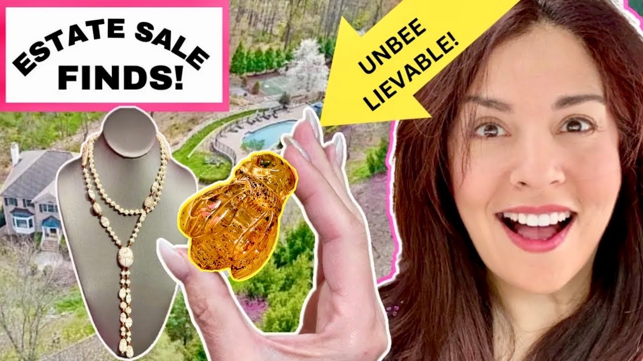 They Did Not Know It Was Amber! Unbelievable 🐝 Estate Sale Finds!