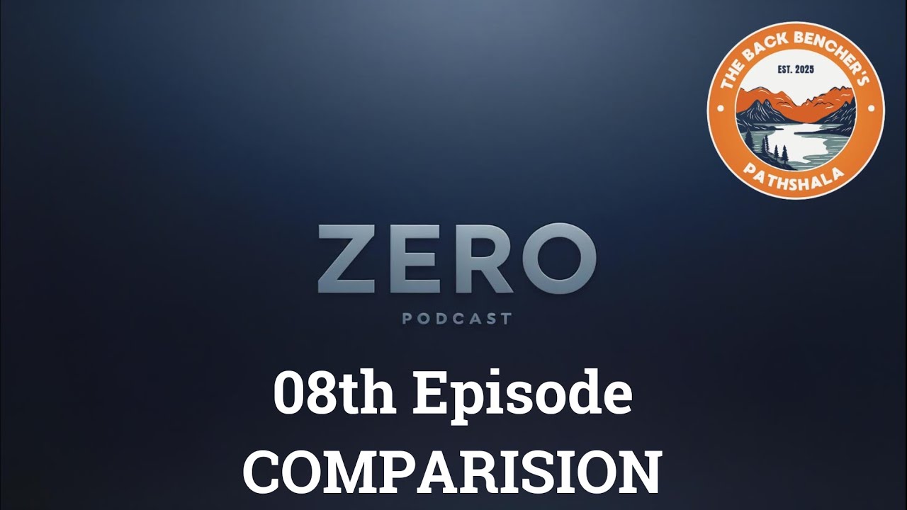E 08 Comparison Is A Thief:  | 5 Steps To FOCUS| The Back Benchers Pathsala | Notes Beyond Notebooks