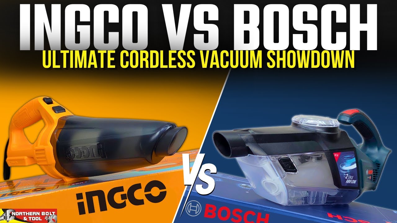 Bosch VS Ingco - Cordless Vacuum Showdown - Which One Should You Buy?
