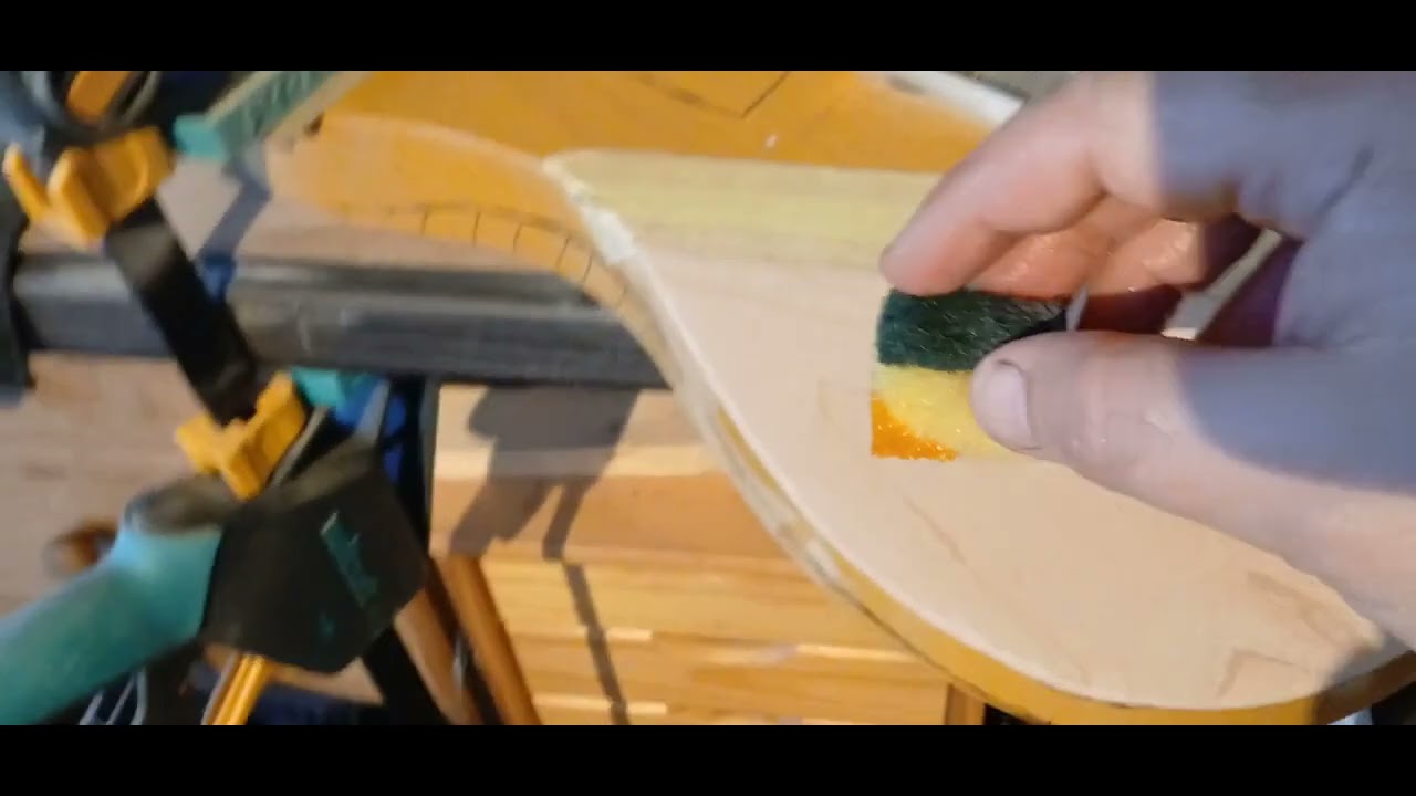 HandMade Telecaster add Belly Cut and Arm Rest Countur Part 2