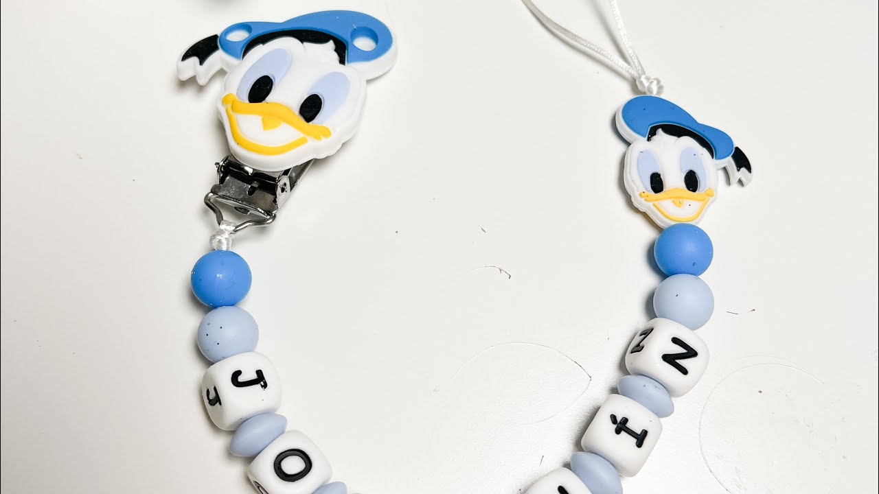 C&oacute;mo hacer un chupetero personalizado - Disney