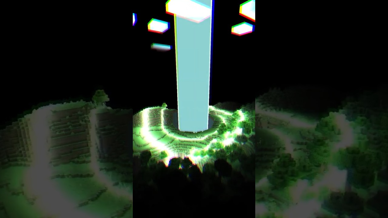 Orbital Railgun Strike 🔫 #minecraft #mod #orbitalrailgun