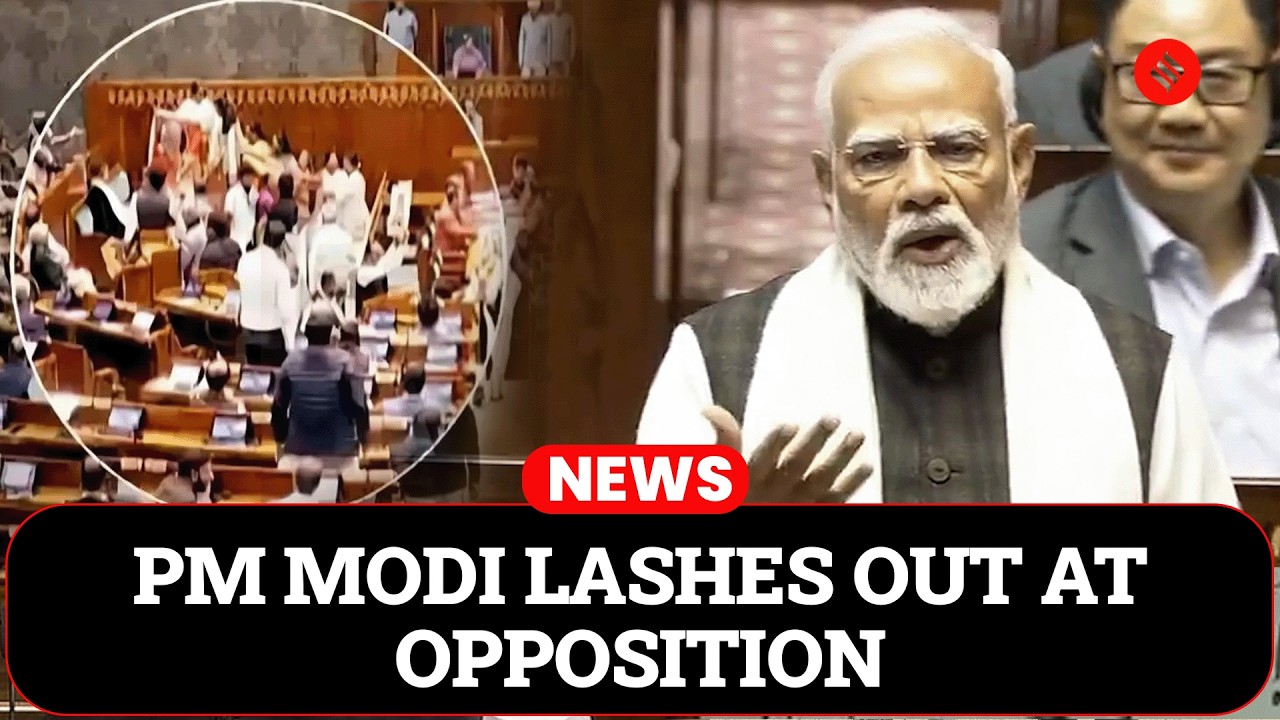 PM Modi Targets TMC, AAP, Cong in Rajya Sabha, Cites ‘Sheeshmahal’, Bofors and Illegal Immigration