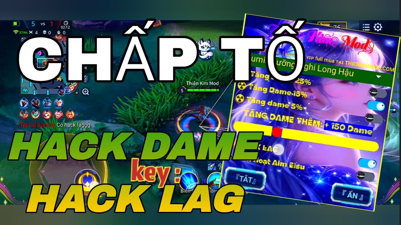 HACK MAP LIÊN QUÂN ANTIBAD 100%| TĂNG DAME GIẢM HỒI CHIÊU TÙY CHỈNH CHẶN TỐ MENU ANDROID & IOS