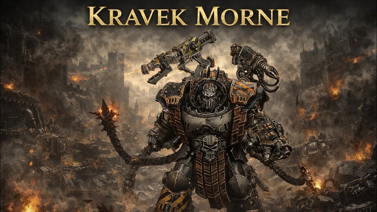 KRAVEK MORNE (OBSIDIAN PRODUCTION)(WARHAMMER 40K )(IRON WARRIORS) (MUSIC)