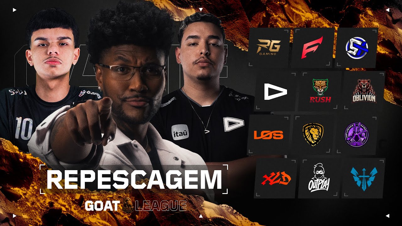 🏆🐐 GOAT LEAGUE FREE FIRE | LOUD, LOS, INFU, OUT, RUSH... REPESCAGEM VALENDO A VIDA🏆🐐