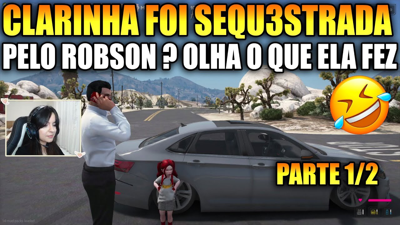CLARINHA FOI SEQU3STRADA PELO ROBSON ?? OLHA O QUE ESSA PESTINHA APRONTOU 👀🤣🔥 *PARTE 1/2*
