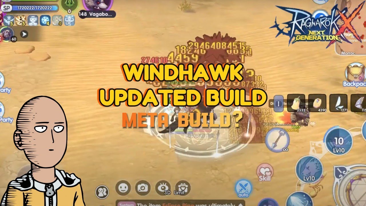 [ROX SEA] Updated Build | Chippu | INT CRIT WINDHAWK | Ragnarok X: Next Generation