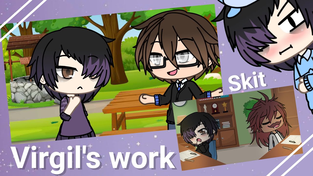 Virgil's work | Skit | Dukexiety | Sanders Sides | Gacha Life | Gay | #novaflame