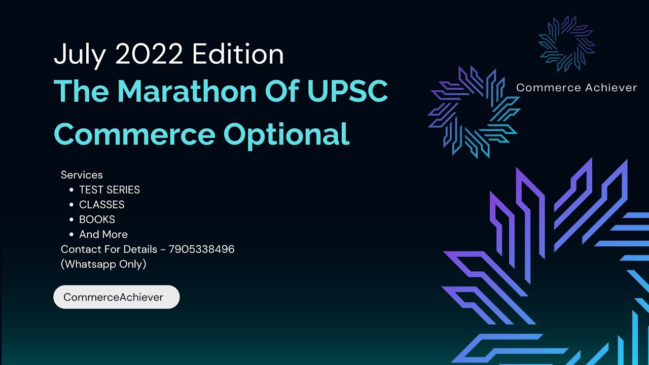 UPSC Commerce -July 2022 Current Affairs
