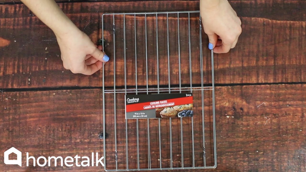 10 DIY Organizing Hacks to Make With Dollar Store Cooling Racks