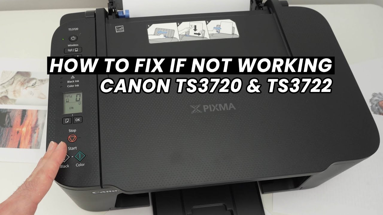 Как починить принтер Canon Pixma TR3720 / TR3722, если он не работает