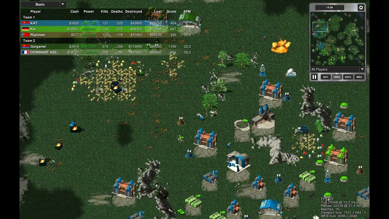 RedAlert epic 2 VS 3 Renaissance and Gargamel VS Rupiman, Kle and Kat