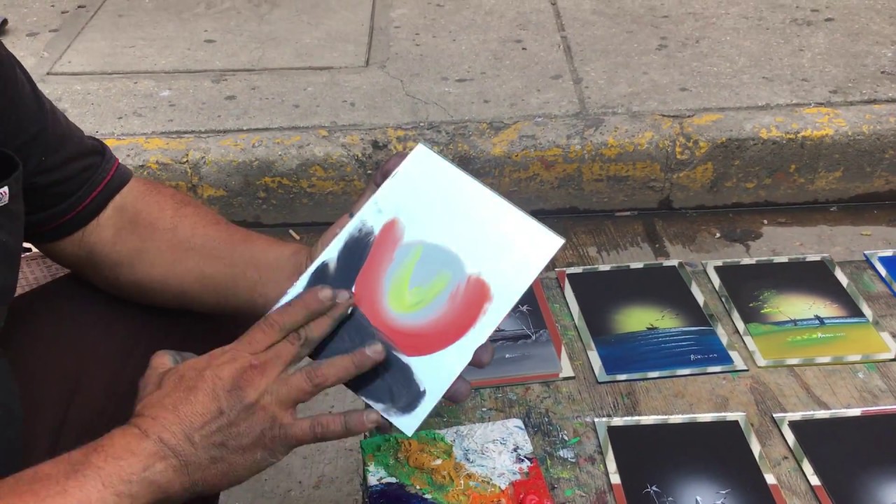 Amazing finger paint in Mirror painter (Part 2 of 2)