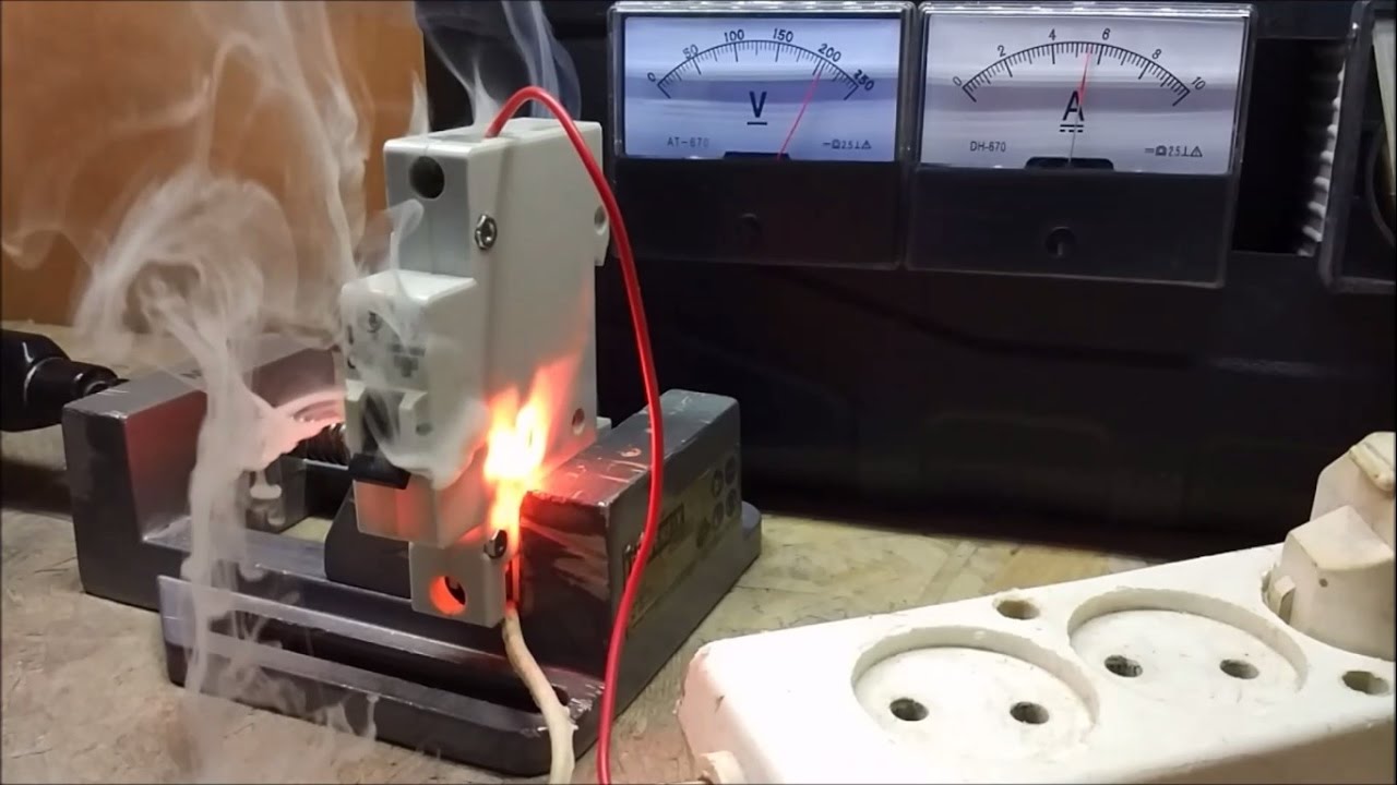 AC Circuit Breaker 230V DC Test