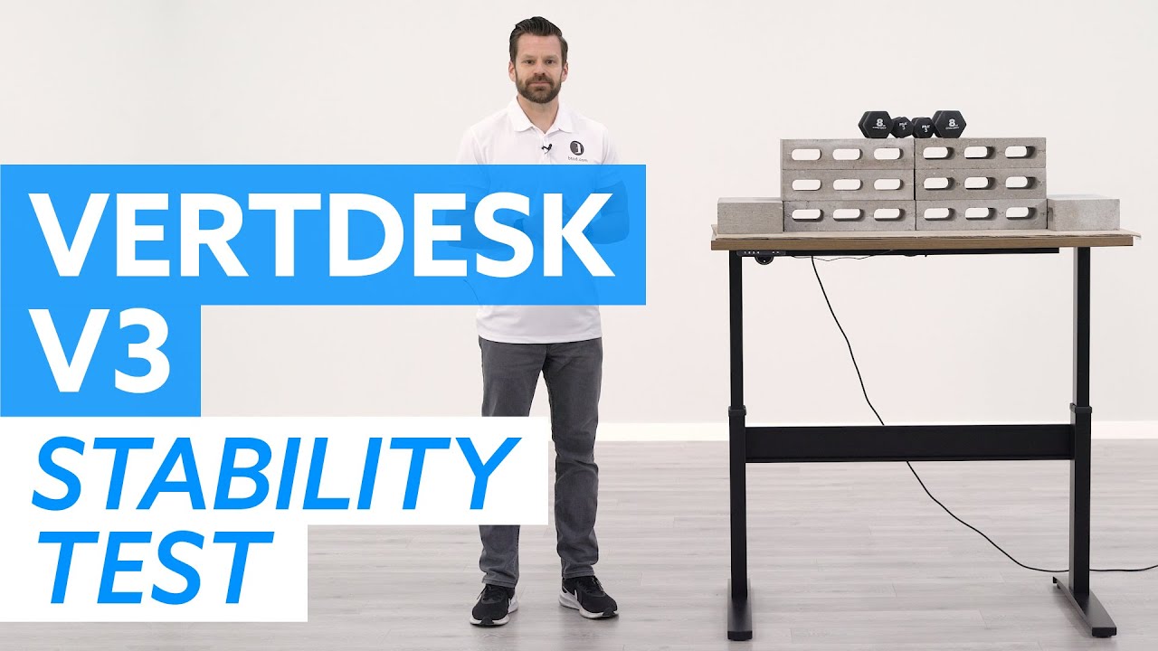 BTOD VertDesk v3 Standing Desk: Stability Test
