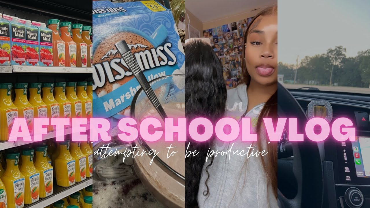AFTER SCHOOL VLOG | *attempting to be productive*