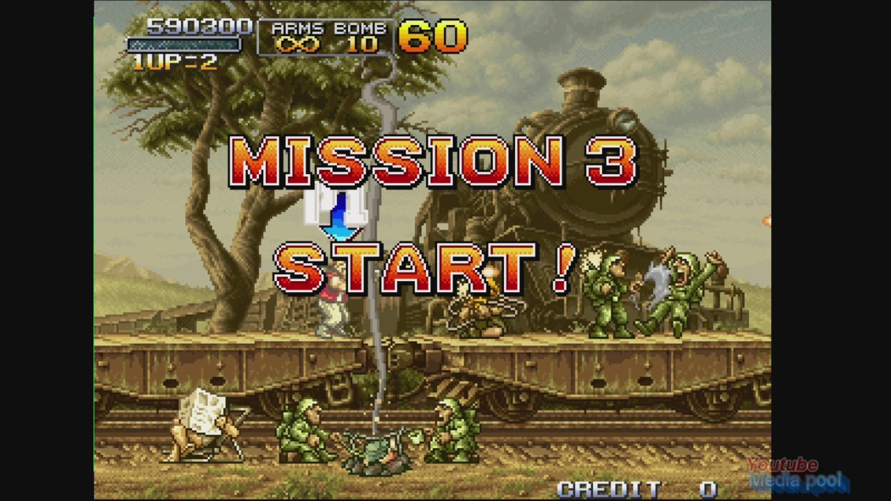 1998 Metal Slug 2 (Arcade) Game Playthrough Video Game