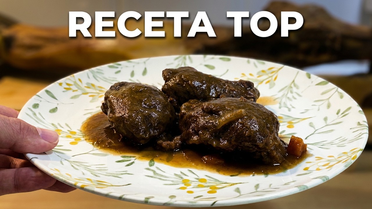 Carrilleras al vino tinto | Tiernas, melosas y con salsa para mojar pan