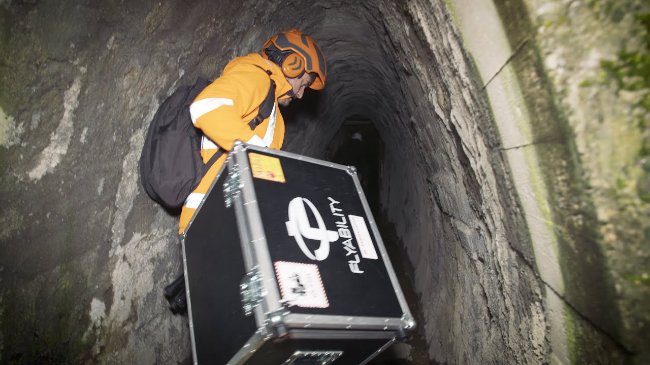 Drohnenflug Bergstollen