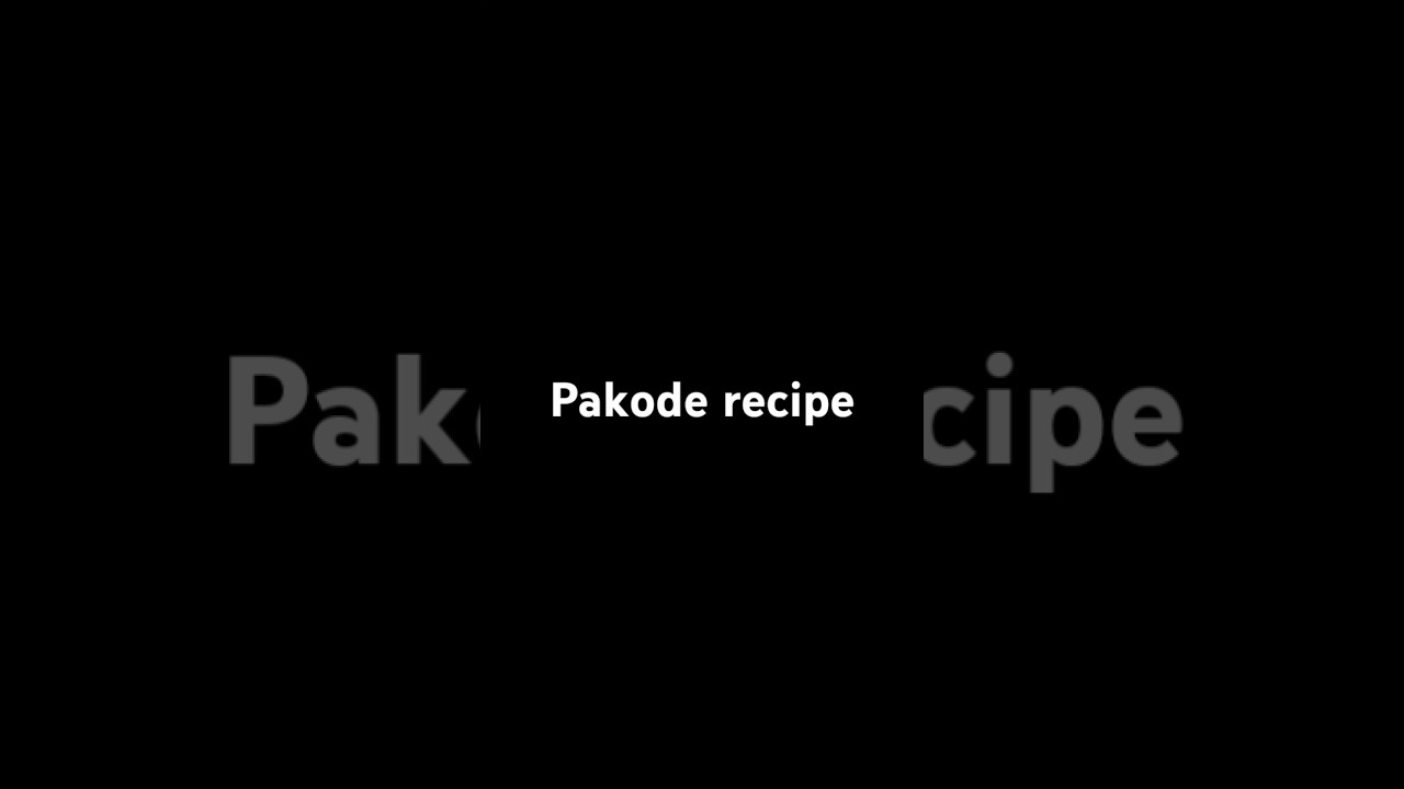 Saag ke Pakode recipe😋 