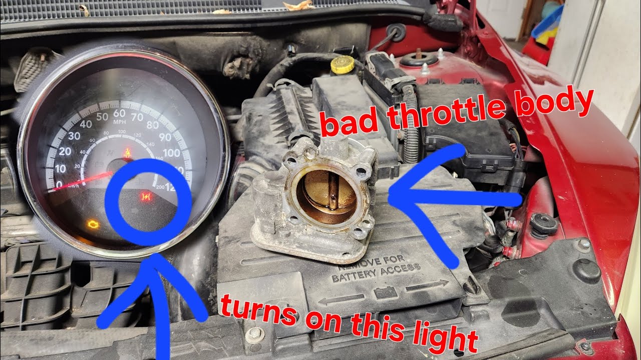 Replacing throttle body on a dodge caliber