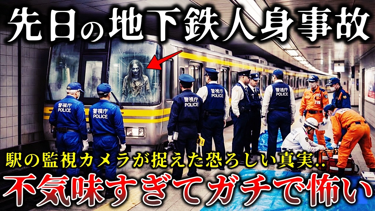 【怖い話】※この地下鉄事件ガチで怖い..監視カメラが捉えた戦慄の恐怖..都内の地下鉄駅で起きた恐ろしく不気味な心霊怪奇事件５選！【ゆっくり解説】