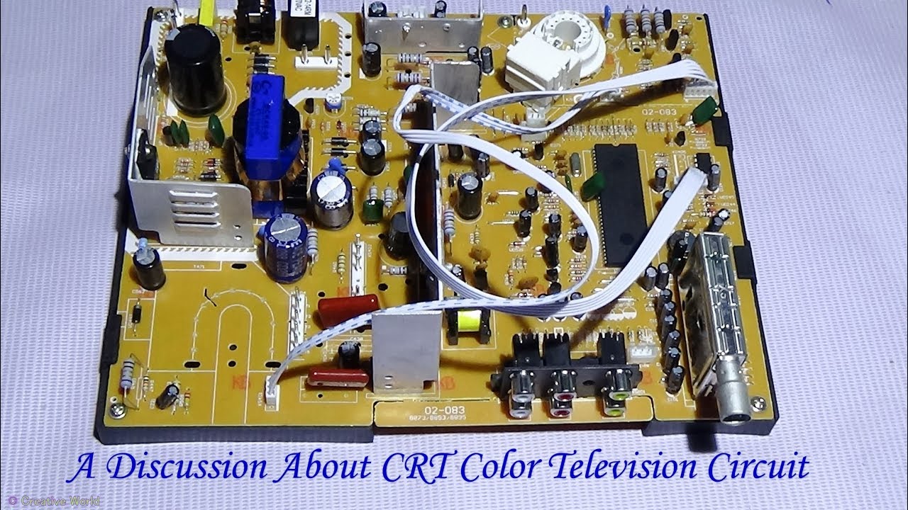 A Discussion About CRT Color Television Circuit / PCB - Must See (Bengali tutorial)