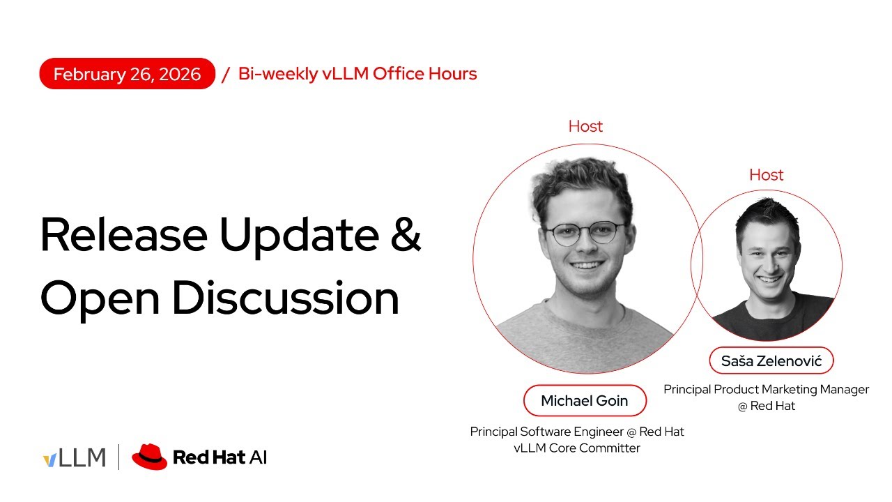 [vLLM Office Hours #44] vLLM v0.16.0 Release Update and Open Discussion - February 26, 2026