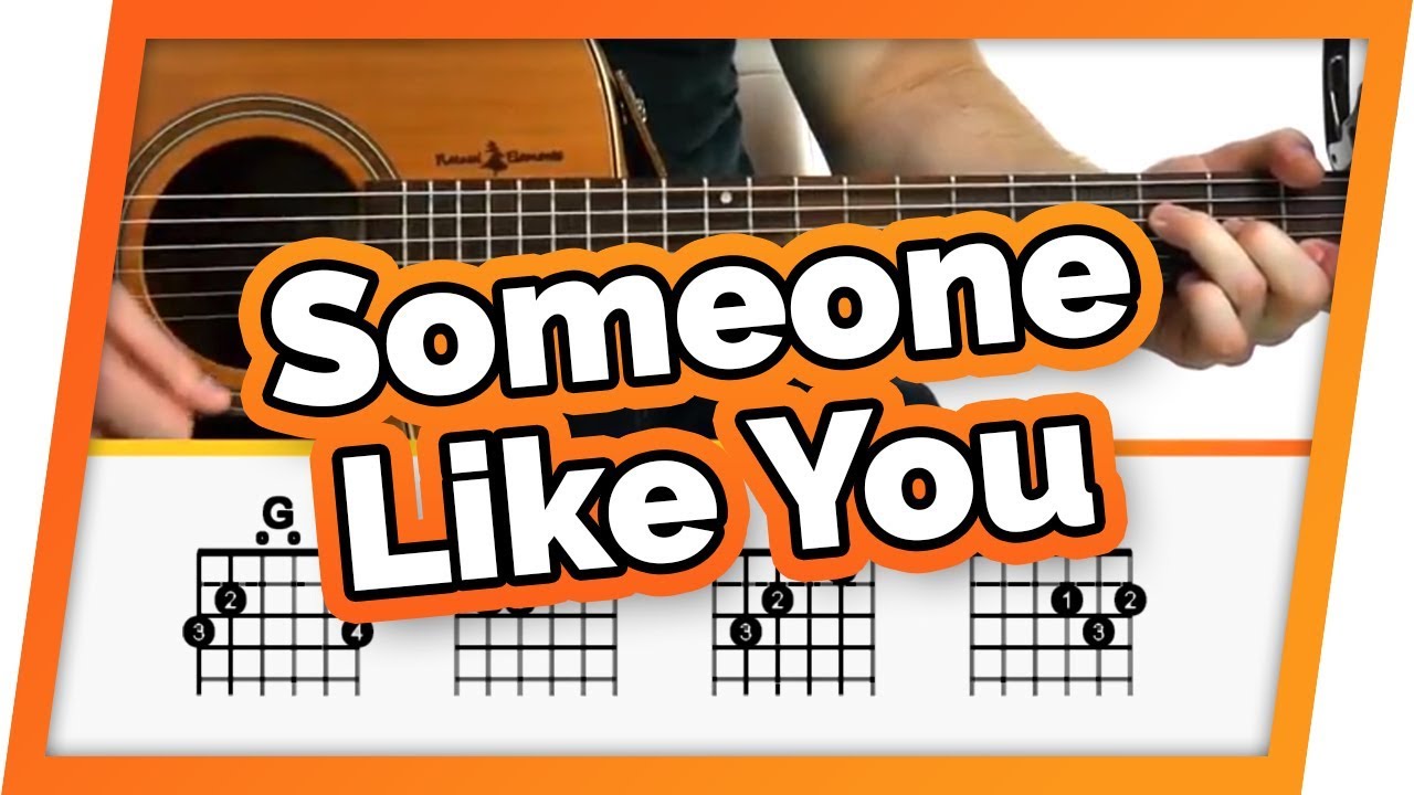 Урок игры на гитаре Someone Like You (Адель)