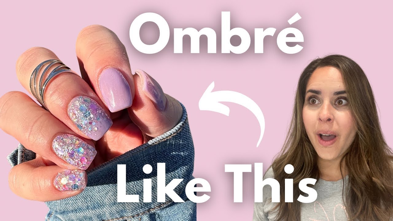 HOW TO: Ombré chunky glitter dips for beginners