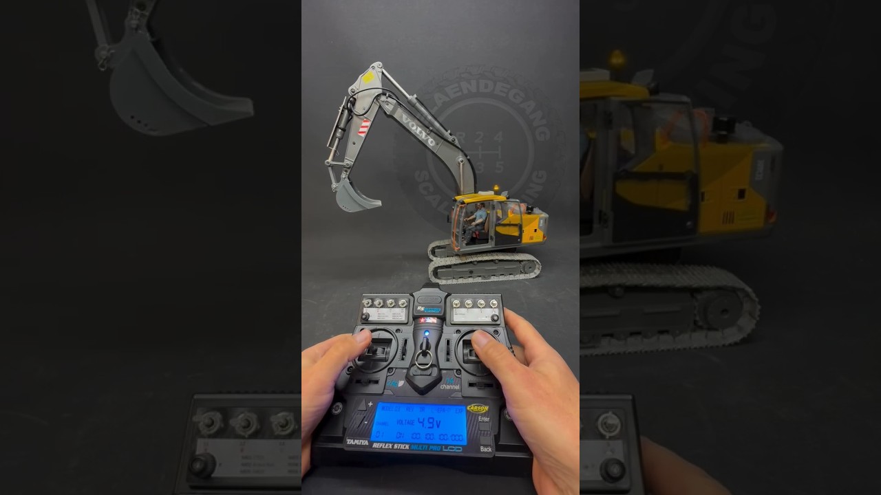 VOLVO EC160E with Reflex Stick Multi Pro LCD (JCB) #shortvideo #viral #gadgets #ai