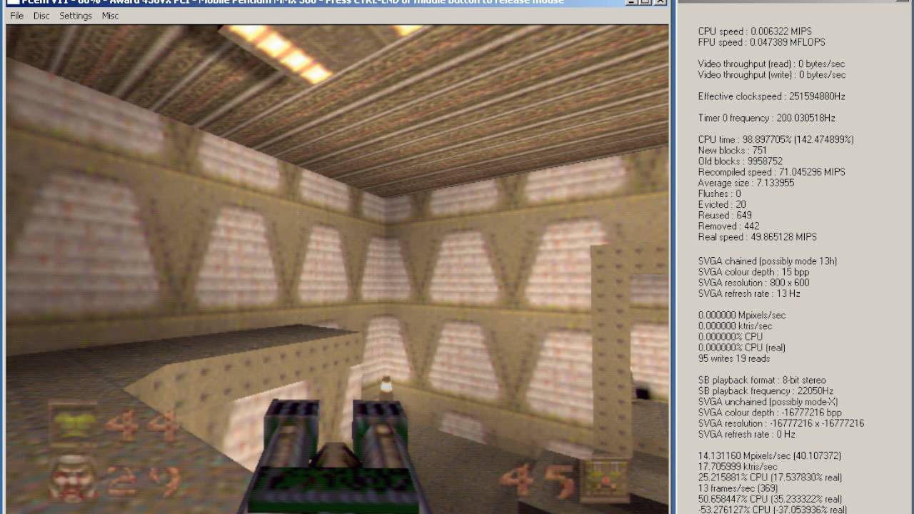 PCem run Ultra HLE Quake 64