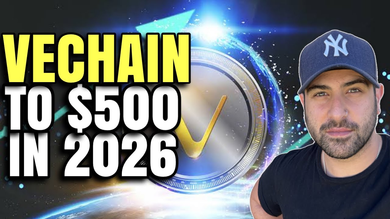 VET (VECHAIN) TO $500 IN 2026- MOST UNDERVALUED CRYPTO ALTCOIN