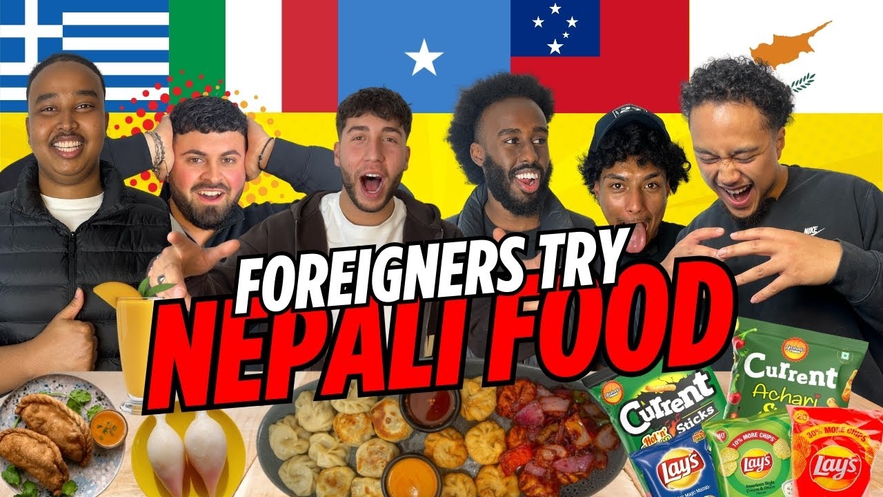 FOREIGNERS TRY NEPALI FOOD FOR THE FIRST TIME - HONEST REVIEW
