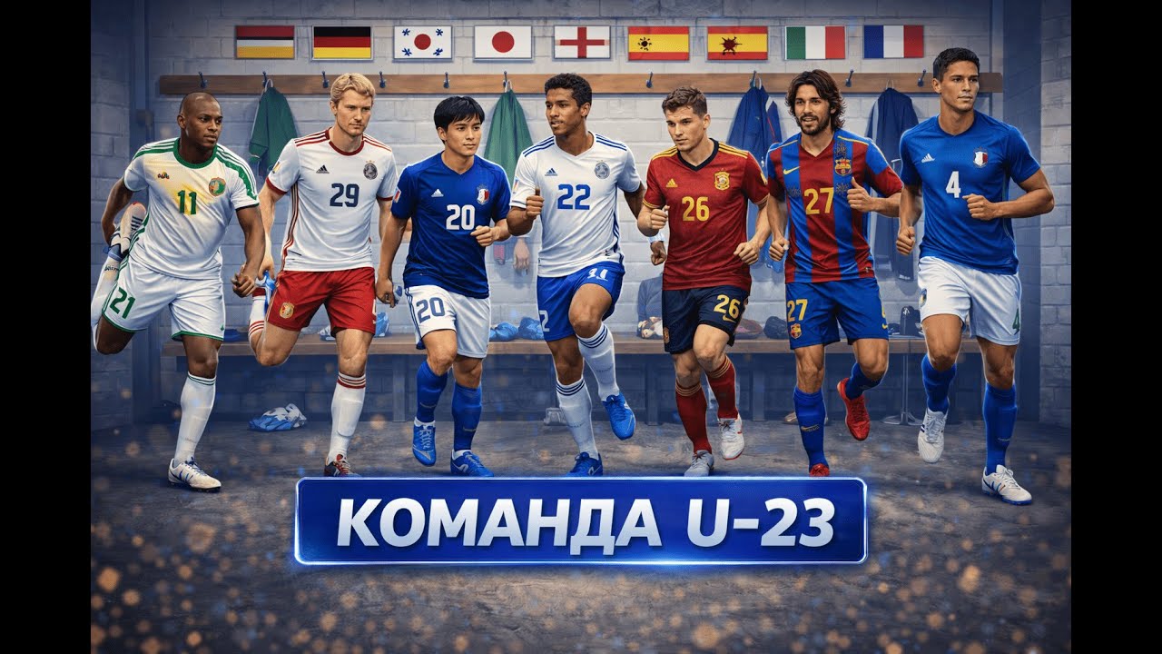 ⚪️⚪️⚪️ ИГРАЕМ ЗА КОМАНДУ U-23 ⚪️⚪️⚪️ #efootball #efootball2026