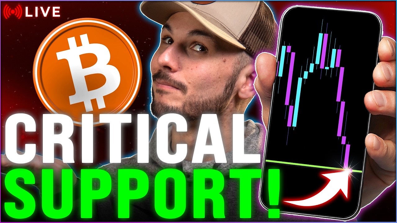Bitcoin Pullback Into KEY Level - Full Analysis LIVE!