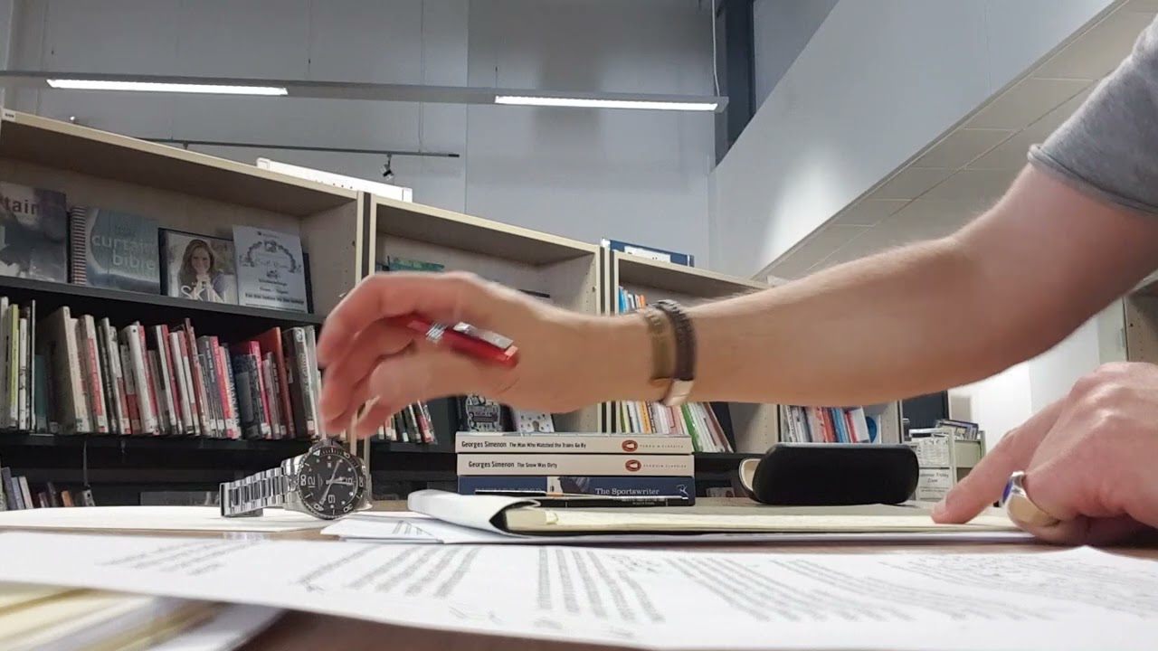 ASMR Write with Me : PEN & INK at my local Pubic Library #asmrwriting  #writingsession #writewithme