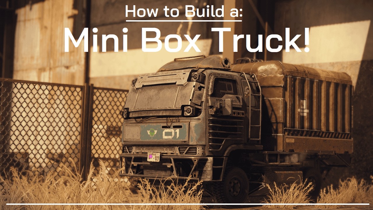 How to Build a Scale Accurate MINI BOX TRUCK in Crossout! [ Crossout Tutorials: 5 ]