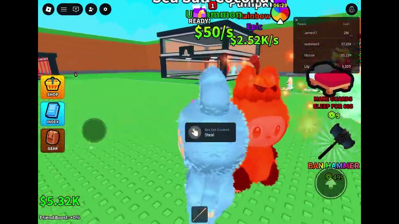 Lily plays don’t steal the labubu